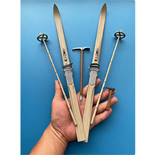 1:6 Scale German WWII Mountain Division (Gebirgsjäger) ski equipment (Special Order)